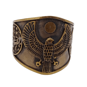 HORUS & WINGED ISIS BANGLE